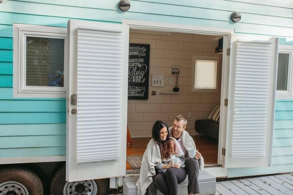 Holiday home Lofted Bedroom Teal Tiny With Creek Views *