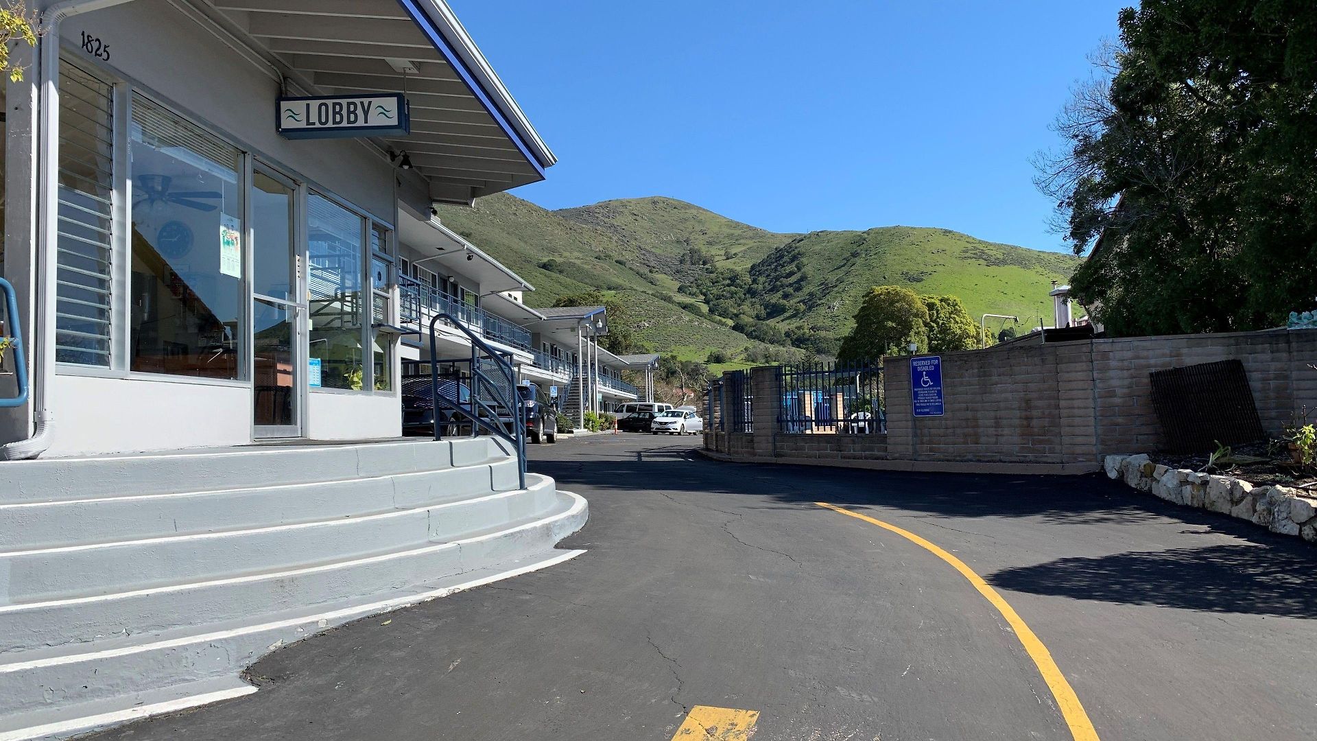 At Motel San Luis Obispo