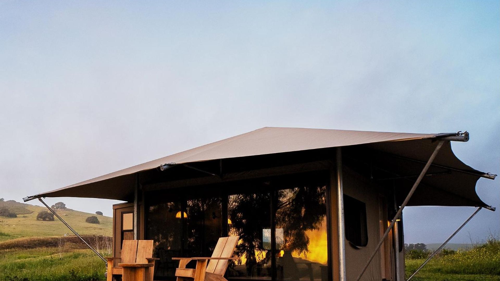 Luxury tent Nightsky Camps San Luis Obispo