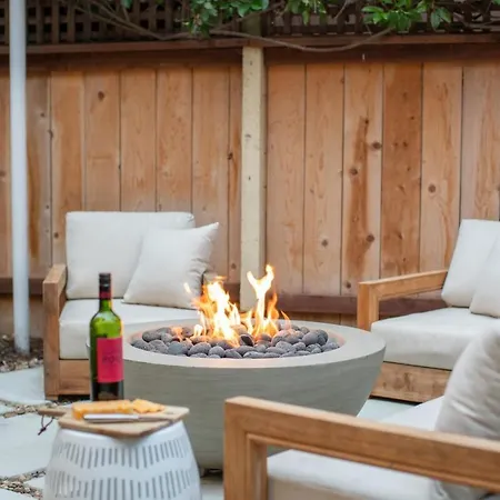 1884 Elegant Fire Pit, Tesla Tech, Near Dt Villa