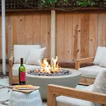 1884 Elegant Home Fire Pit, Tesla Tech, Near Dt